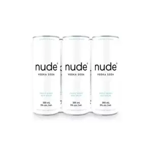 Nude Vodka Soda Arctic Berry 6 Pack Cans