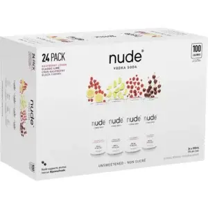 Nude Vodka Soda Mixer 24 Pack Cans