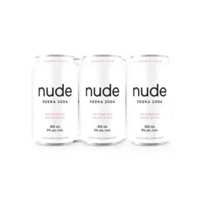 Nude Vodka Soda Watermelon 6 Pack Cans