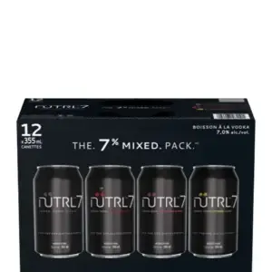 Nutrl 7% Vodka Soda Mixed 12 Pack Cans