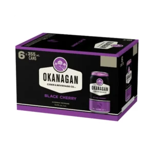 Okanagan Black Cherry Cider 6 Pack Cans