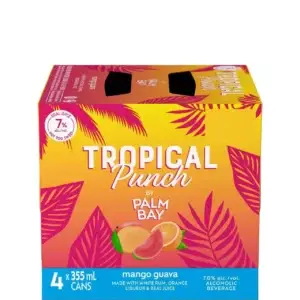 Palm Bay Tropical Punch Mango Guava 4 Pack Cans