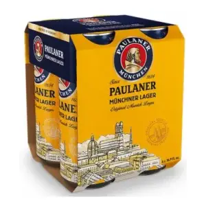 Paulaner Munchner Lager 4 Pack Cans