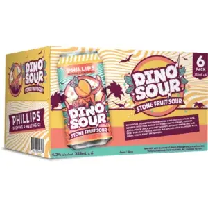 Phillips Brewing Dinosour Stone Fruit 6 Pack Cans