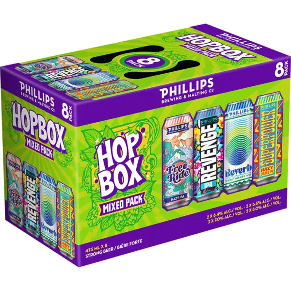 Phillips Brewing Hop Box Mixed 8 Pack Cans