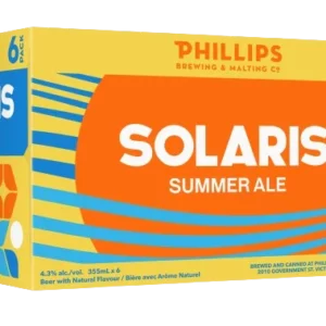 Phillips Brewing Solaris Summer Ale 6 Pack Cans