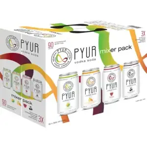 Pyur Vodka Soda Mixer 12 Pack Cans