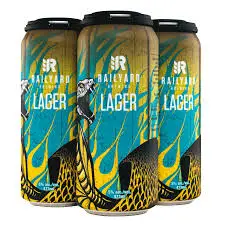 Railyard Brewing Lager 4 Pack Cans