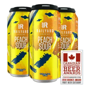 Railyard Brewing Peach Sour 4 Pack Cans