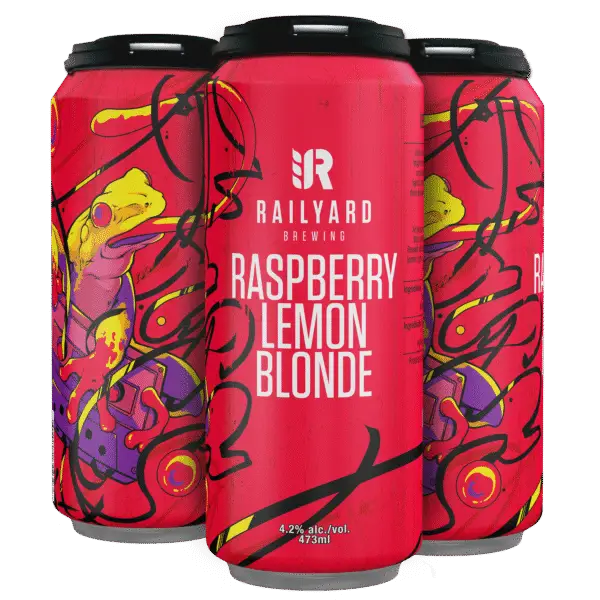 Railyard Brewing Raspberry Lemon Blonde 4 Pack Cans