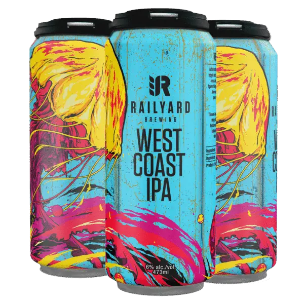Railyard Brewing West Coast Ipa 4 Pack Cans