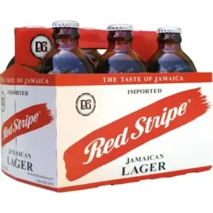 Red Stripe Jamaican Lager 6 Pack Bottles