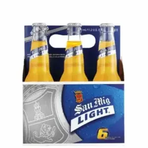 San Miguel Light Lager 6 Pack Bottles
