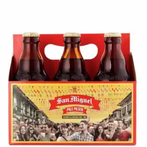 San Miguel Pale Pilsen 6 Pack Bottles