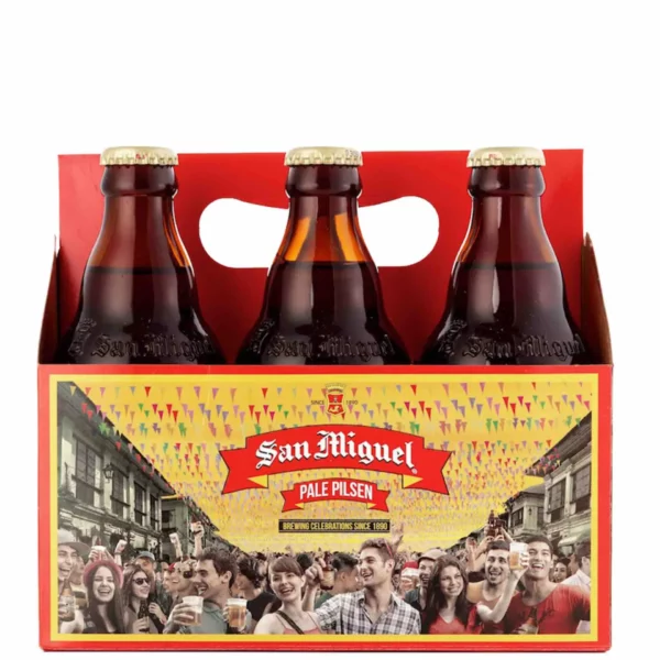 San Miguel Pale Pilsen 6 Pack Bottles