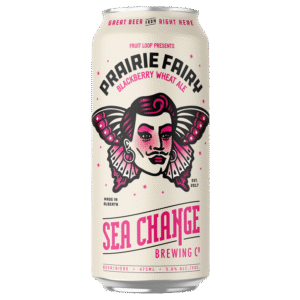 Sea Change Brewing Prairie Fairy Blackberry Wheat Ale 4 Pack Cans