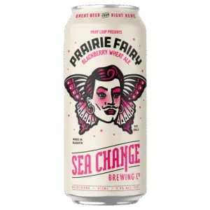 Sea Change Brewing Prairie Fairy Blackberry Wheat Ale 4 Pack Cans
