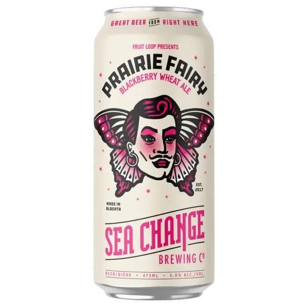 Sea Change Brewing Prairie Fairy Blackberry Wheat Ale 4 Pack Cans
