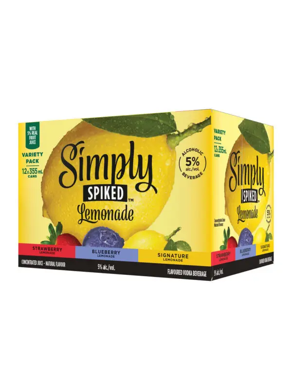 Simply Spiked Lemonade Mixer 12 Pk