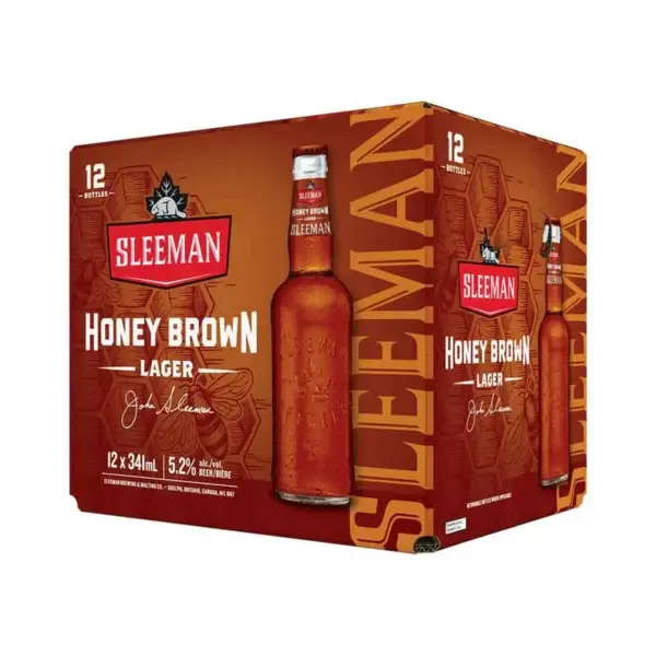 Sleeman Honey Brown Lager 12 Pack Bottles