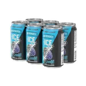 Smirnoff Ice Blue Raspberry Blackberry 6 Pack Cans