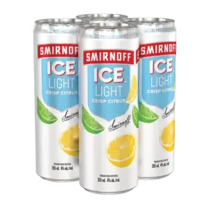 Smirnoff Ice Light Original 4 Pack Cans