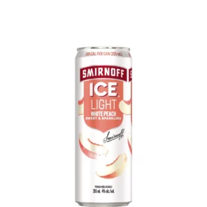 Smirnoff Ice Light White Peach 4 Pack Cans