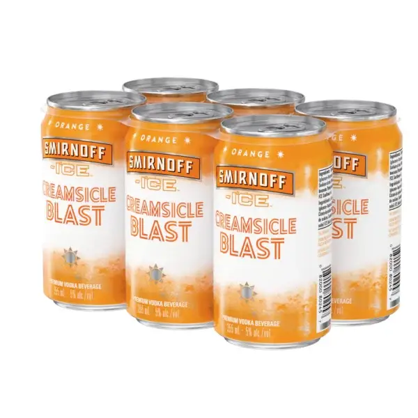 Smirnoff Ice Orange Creamsicle Blast 6 Pack Cans
