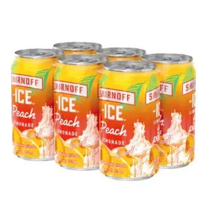 Smirnoff Ice Peach Lemonade 6 Pack Cans