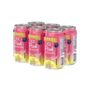 Smirnoff Ice Pink Lemonade 6 Pack Cans