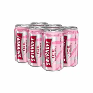 Smirnoff Ice Raspberry 6 Pack Cans