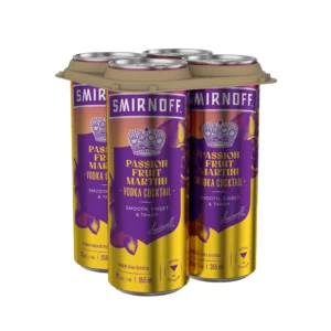 Smirnoff PassionFruit Martini Vodka Cocktail 4 Pack Cans