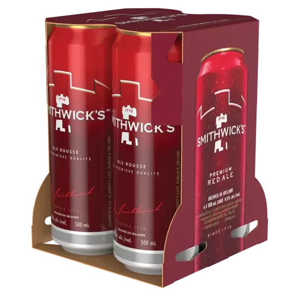 Smithwick’s Red Ale 4 Pack Cans