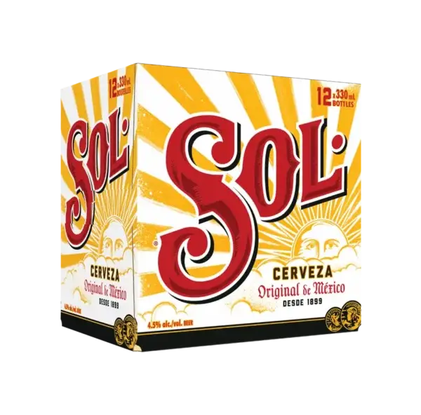 Sol Cerveza 12 Pack Bottles