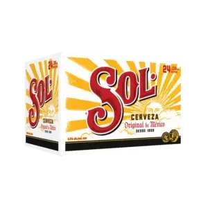 Sol Cerveza 24 Pack Bottles