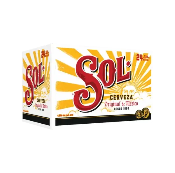 Sol Cerveza 24 Pack Bottles