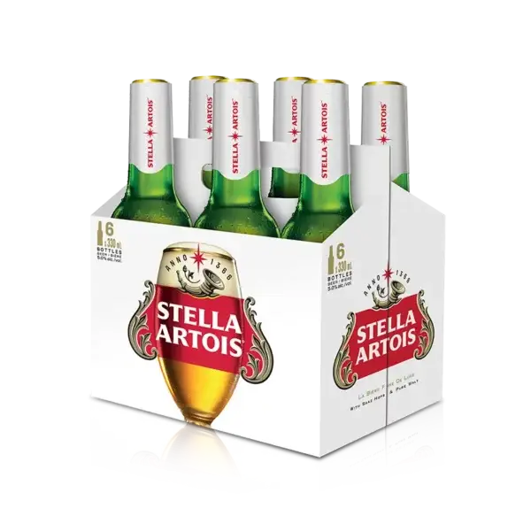 Stella Artois 6 Pack Bottles
