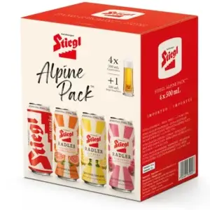 Stiegl Alpine Mixed 4 Pack Cans