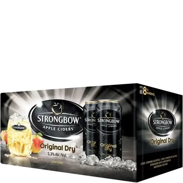 Strongbow Apple Original Cider 8 Pack Cans