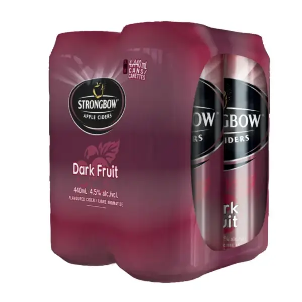 Strongbow Darkfruit Cider 4 Pack Cans