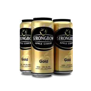 Strongbow Gold Cider 4 Pack Cans