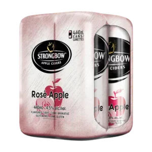 Strongbow Rose Apple Cider 4 Pack Cans