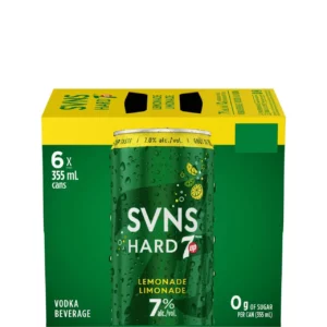 Svns Hard 7 Up Lemonade 6 Pack Cans