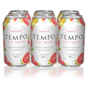 Tempo Gin Smash Grapefruit 6 Pack Cans