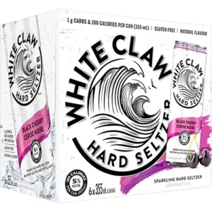 White Claw Black Cherry 6 Pack Cans