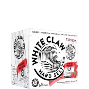 White Claw Raspberry 6 Pack Cans