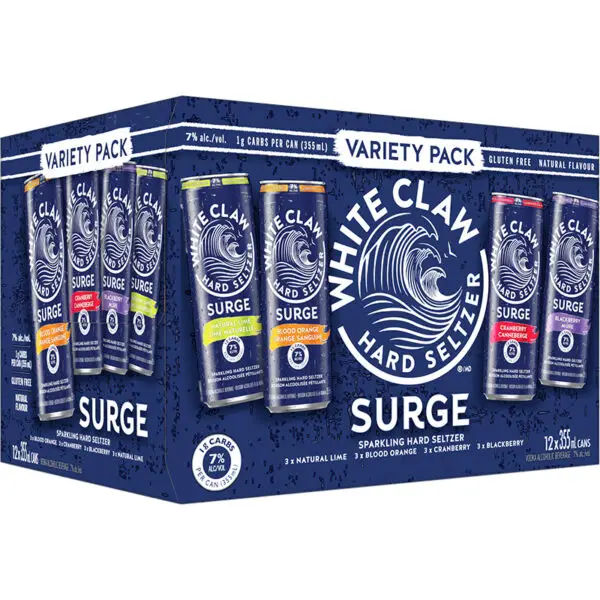 White Claw Surge Variety 12 Pack Cans