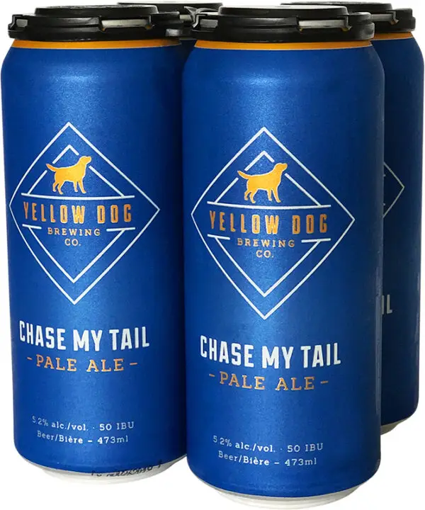 Yellow Dog Brewing Chase My Tail Pale Ale 4 Pack Cans