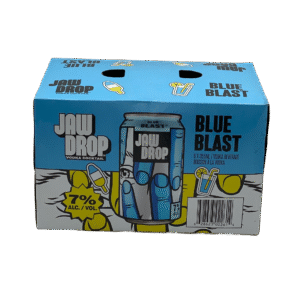 Jaw Drop Blue Blast 6 Pack Cans
