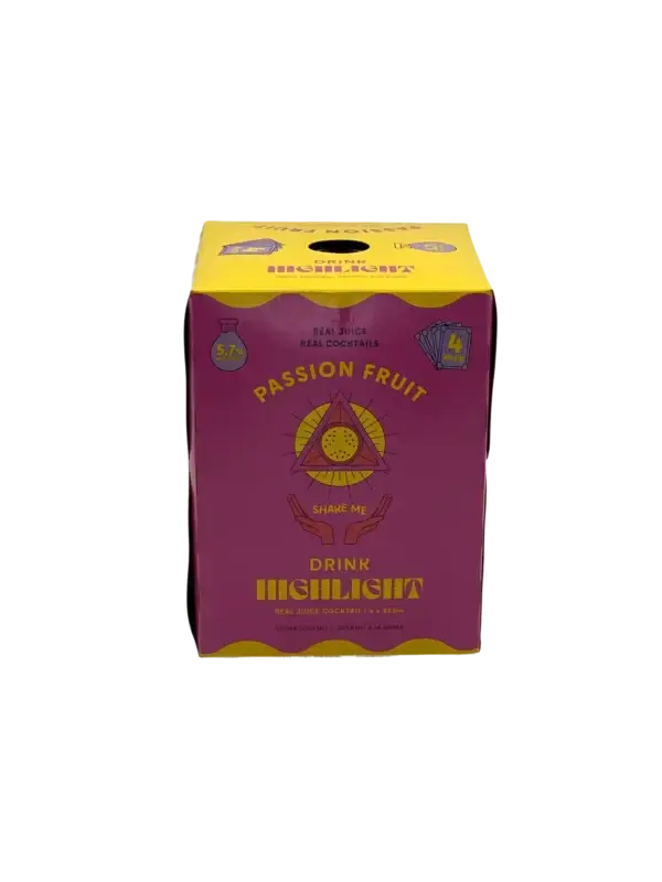 Highlight Passion Fruit Cocktail 4 Pack Cans